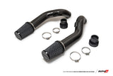 AMS Performance 2009+ Nissan GT-R R35 Alpha Carbon Fiber Intake Pipes for Stock Turbos