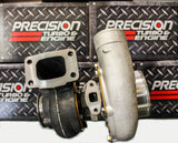 Precision Turbo 6262 Billet CEA Journal Bearing 705HP T3 Vband .82 A/R SP Cover