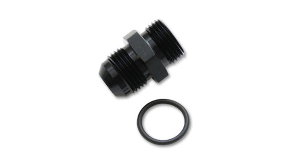 Vibrant -10AN Flare to AN Straight Thread (1-1/6-12) w/ O-Ring Adapter Fitting -16837