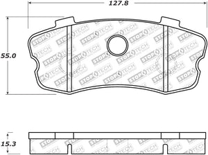 StopTech Performance 06-09 Chevy Corvette Z06 Rear Brake Pads