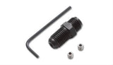 Vibrant -4AN x 7/16-24" Oil Restrictor Fitting Kit w/ 2 additional Brass Jets 10287