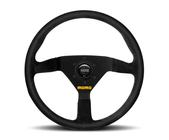 Momo MOD78 Steering Wheel 320 mm - Black Suede/Black Spokes