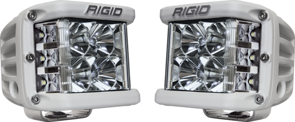 Rigid Industries D-SS - Flood - Set of 2 - White Housing