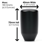 Acuity Black ESCO-T6 Shift Knob for Honda / Acura M10 x 1.5mm