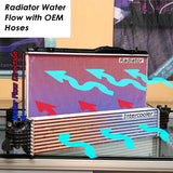 Acuity Super-Cooler, Reverse-Flow, Silicone Radiator Hoses for the 11th Gen Honda Civic Si