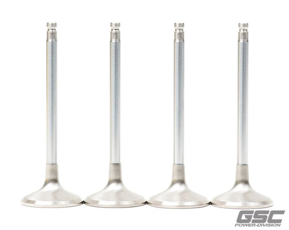 GSC P-D Nissan VR38DETT Chrome Polished Super Alloy Exhaust Valve - 32.15mm Head (STD) - SET 12