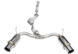Invidia 08-11 STi Hatch / 11 WRX Hatch Dual N1 Single Layer Titanium Tipped Cat-back Exhaust