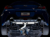 AWE Tuning Subaru BRZ/ Toyota GR86/ Toyota 86 Touring Edition Cat-Back Exhaust- Chrome Silver Tips
