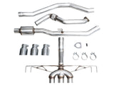 AWE Tuning 2023 Honda Civic Type R FL5 Track Edition Exhaust w/ Triple Chrome Silver Tips