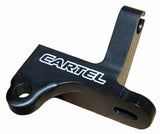 Drag Cartel Throttle Bracket KIT 8620 BILLET ANOD BLK&DC LOGO " FOR KINSLER ITB