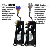 POCO-Ti Burnt Titanium Low Profile Shift Knob (M10x1.5) 1958