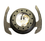 NRG Quick Release Kit Gen 4.0 - Black Body / Black Ring w/ CF Handles - HPTautosport