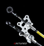K-Tuned Shifter Cables - Race-Spec Shifter Cables (w/ Billet Trans Bracket) RSX