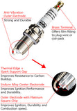 HKS Nissan/Infiniti VQ35HR M- Series Spark Plugs (Stock Heat)- Pack of 10