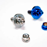 SpeedFactory Racing Titanium Cam Gear Stud Kit - D-Series RAW 6 Point Nut