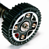 SpeedFactory Racing Titanium Cam Gear Stud Kit - D-Series BURNT 6 Point Nut