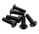 NRG Steering Wheel Screw Upgrade Kit (Flat) - Black  SWS-100BK