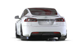 Rally Armor 21-26 Tesla Model S/ S Plaid Black UR Mud Flap w/Metallic Black Logo