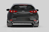 Rally Armor 19-26 Mazda3 Hatchback Black UR Mud Flap w/White Logo