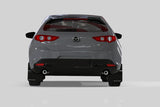 Rally Armor 19-26 Mazda3 Hatchback Black UR Mud Flap w/White Logo
