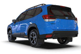 Rally Armor 22-24 Subaru Forester &amp; Wilderness Black UR Mud Flap w/Wild Orange Logo
