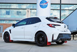Rally Armor 23-26 Toyota GR Corolla Red UR Mud Flap w/White Logo
