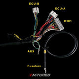 K-Tuned K-Series Engine Harness - Race-Grade w/Raychem DR-25 - OEM Routing