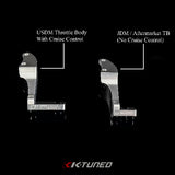 K-Tuned K-Series Throttle Cable & Billet Bracket for K Swap RSX Honda Civic