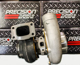 Precision Turbo 6262 Billet CEA Journal Bearing 705HP T3 Vband .82 A/R SP Cover