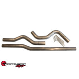 SpeedFactory Racing 3" Stainless Steel Mandrel Bent Exhaust Piping Kit