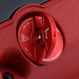HYBRID RACING V2 SLIM OIL CAP -RED for HONDA & ACURA - HYB-OCA-01-07
