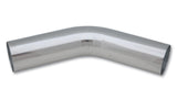 Vibrant 3" O.D. Aluminum 45 Degree Bend - Polished 2175