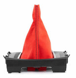 Hybrid Racing Alcantara Shift Boot Red (16-21 Honda Civic)