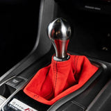 Hybrid Racing Alcantara Shift Boot Red (16-21 Honda Civic)