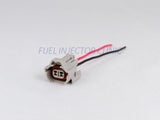 Fuel Injector Clinic Set of 4 injector connectors with pigtails for Denso