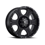 ICON ALLOYS SHIELD SAT BLK - 20 X 9 / 8 X 170 / 0MM / 5" BS