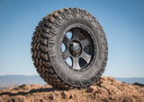 ICON ALLOYS SHIELD SAT BLK - 17 X 8.5 / 6 X 135 / 6MM / 5" BS