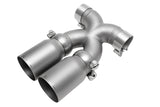 SOUL Bolt-On X-Pipe Strght Cut Sig Satin Tips for 13-16 Porsc987.2/981Caym/Boxst