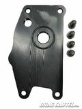 Drag Cartel WATER PLATE BILLET MACH&ANOD BLK "UTIL-12 WATER FIT&10 Breather Port