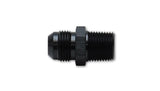 Vibrant 10294 -10AN x 1/2" NPT Straight Adapter Fitting - Aluminum 10294
