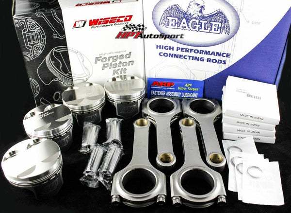 Wiseco Pistons & Eagle Rod Combo for Subaru WRX EJ20 8.35:1 92mm