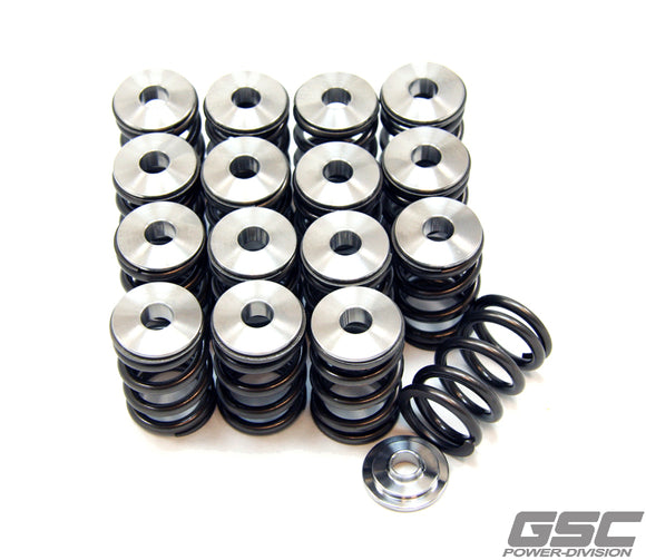 GSC P-D Mitsubishi 4B11T Beehive Valve Springs & Ti Retainer Kit (Use w/OE Spring Seats)