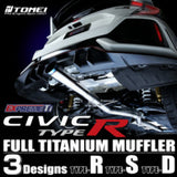 FULL TITANIUM MUFFLER EXPREME Ti CIVIC TYPE-R FK8 TYPE-R