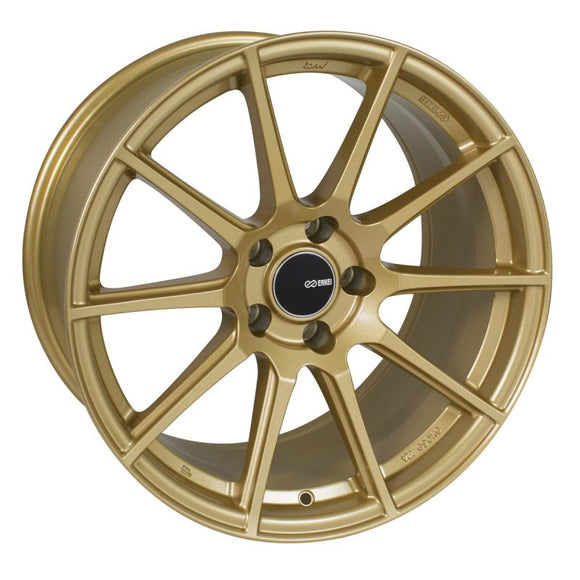 Enkei TS10 17x8 5x100 45mm Offset 72.6mm Bore Gold Wheel