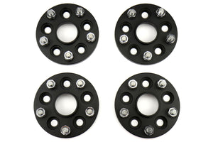ISC Suspension 5x100 to 5x114 15mm Wheel Adapters Black - Set of 4
