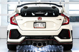 AWE Tuning 2017+ Honda Civic Type R Track Edition Exhaust w/Front Pipe & Triple Chrome Silver Tips