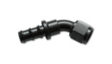Vibrant -8AN Push-On Straight Hose End Fitting - Aluminum