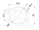 Oracle Jeep Wrangler JK/JL/JT High Performance W LED Fog Lights - w/o Controller