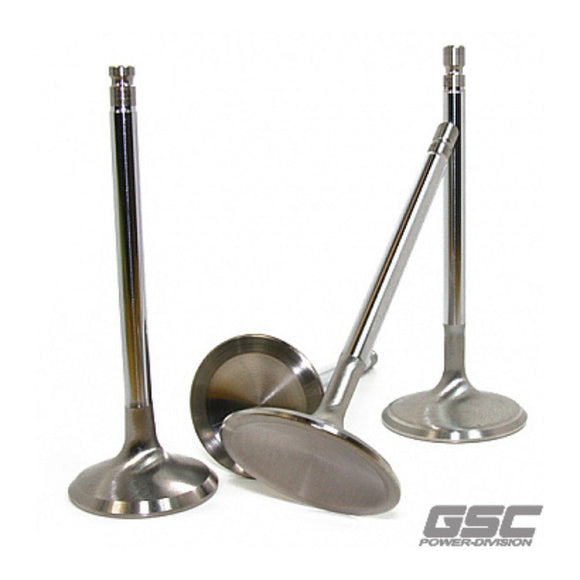 GSC P-D Nissan VR38DETT 21-4N Chrome Polished Intake Valve - 38.15mm Head (+1mm) - SET 12