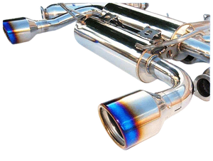 Invidia 03-05 Infiniti FX35/45 Gemini Rolled Titanium Tip Cat-back Exhaust